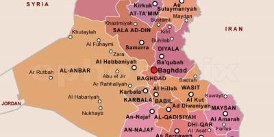 Bản đồ của Iraq kỳ