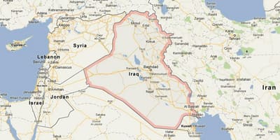 Bản đồ của Iraq